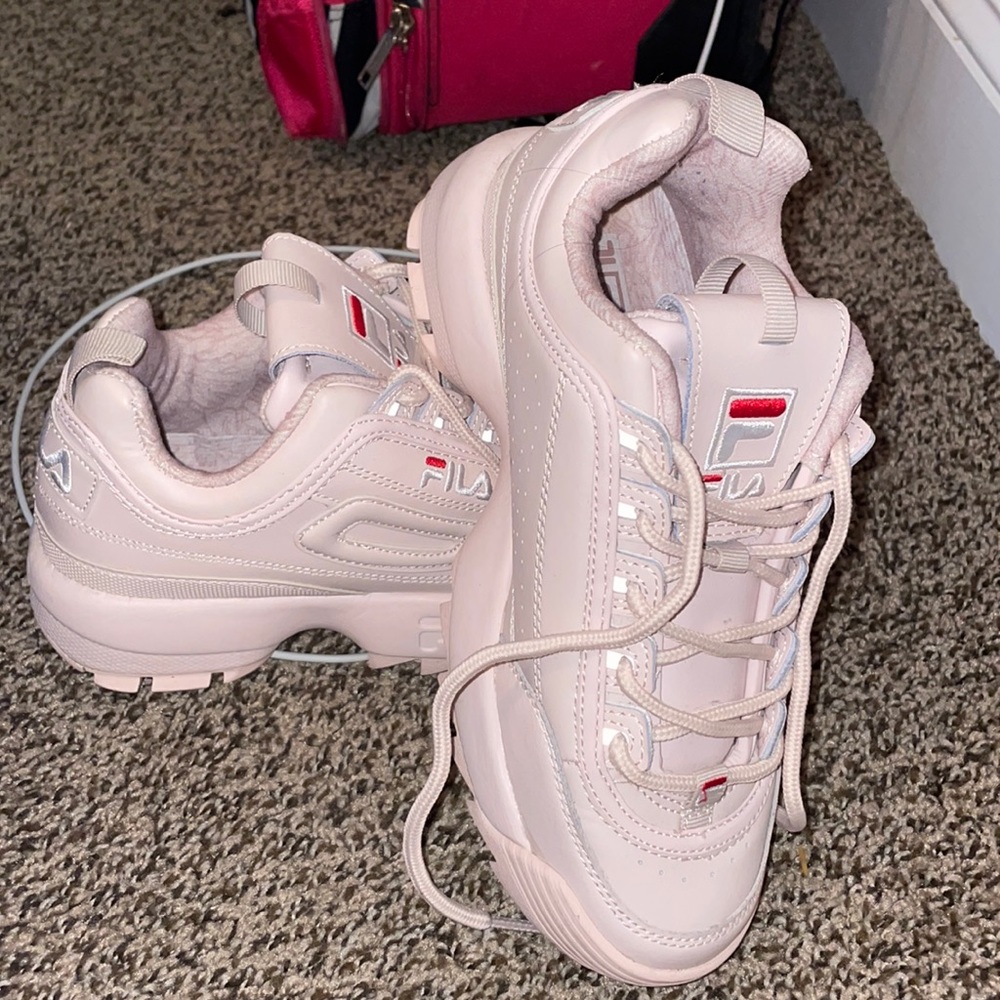 Size 7, pink Filas. Brand new condition
